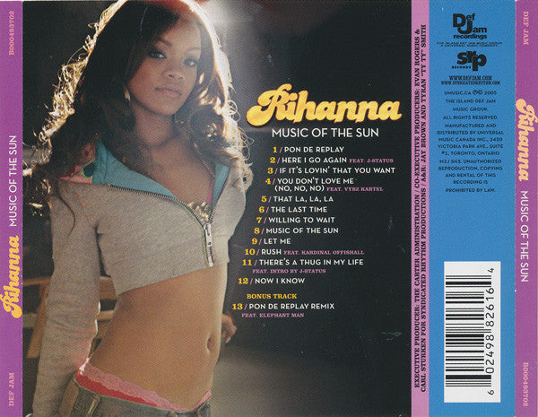 Rihanna - Music Of The Sun CD