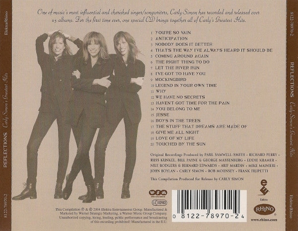 Carly Simon - Reflections: Carly Simon's Greatest Hits CD