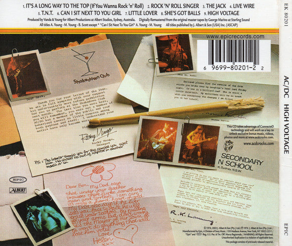 AC/DC - High Voltage CD