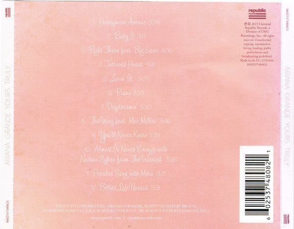 Ariana Grande - Yours Truly CD