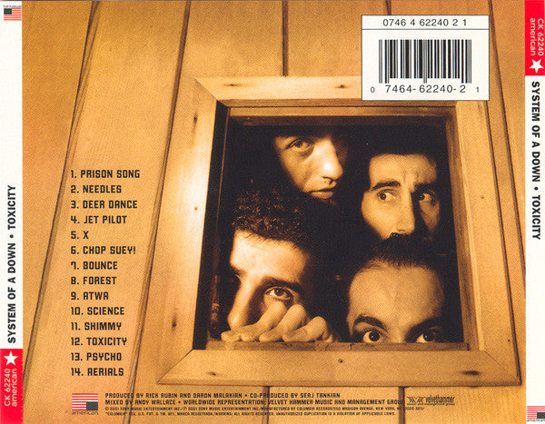 System Of A Down - Toxicity CD