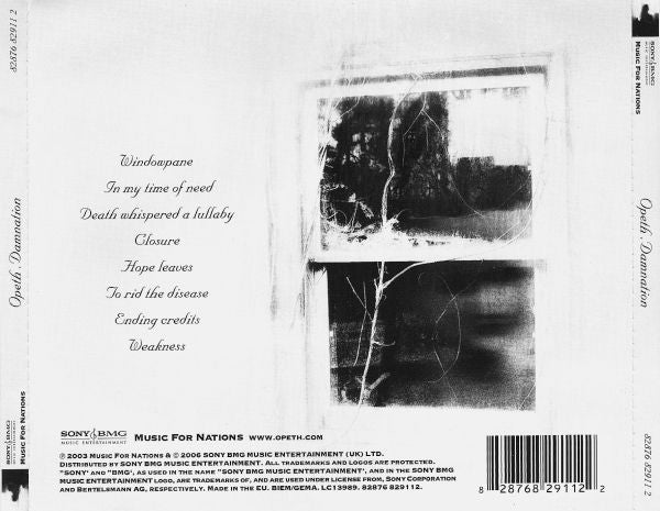 Opeth - Damnation CD