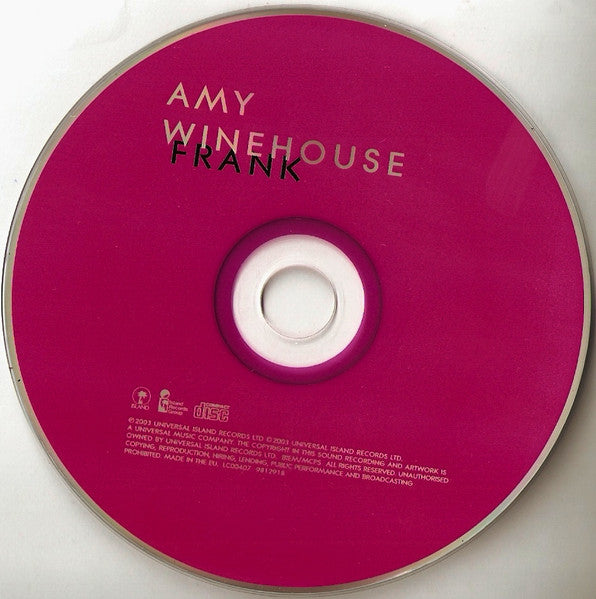 Amy Winehouse - Frank CD