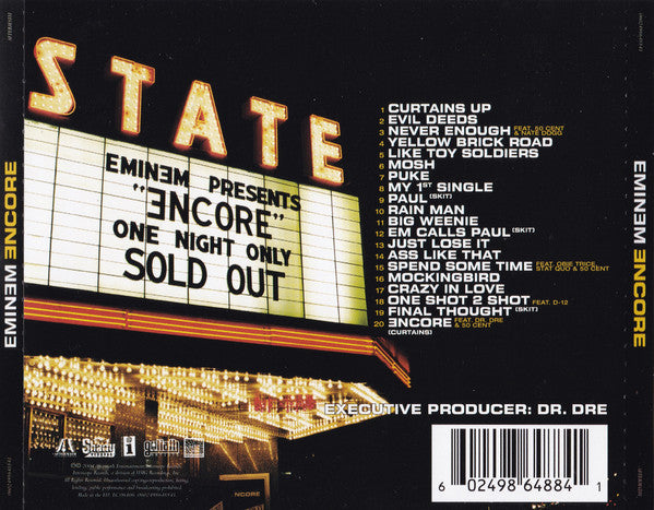 Eminem - Encore CD