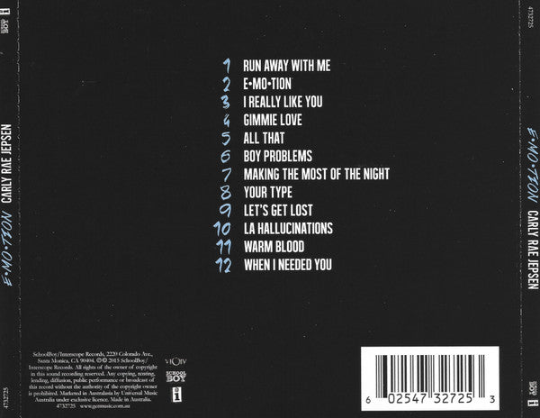 Carly Rae Jepsen - Emotion CD