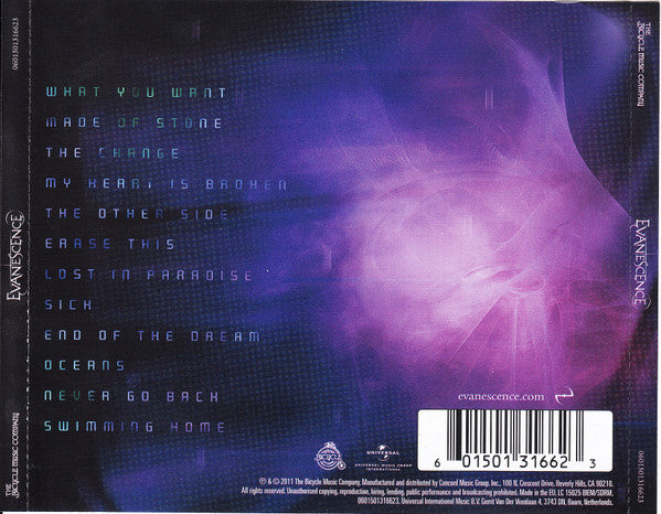 Evanescence - Evanescence CD