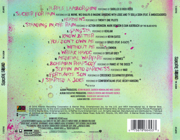 Various Artists - Suicide Squad: The Album CD