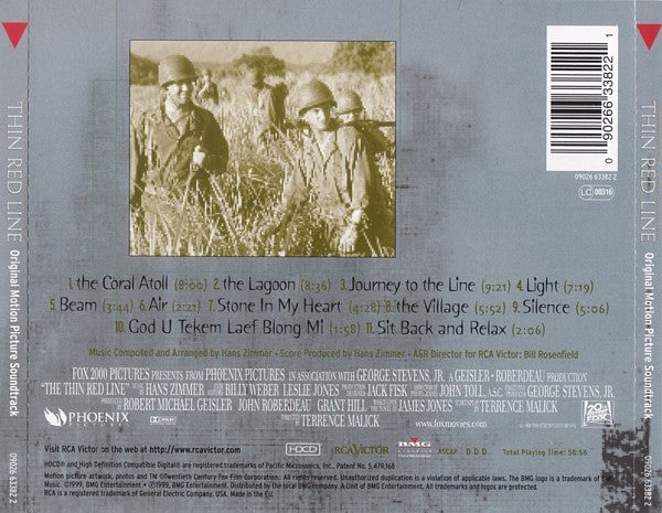 Hans Zimmer - The Thin Red Line Soundtrack CD