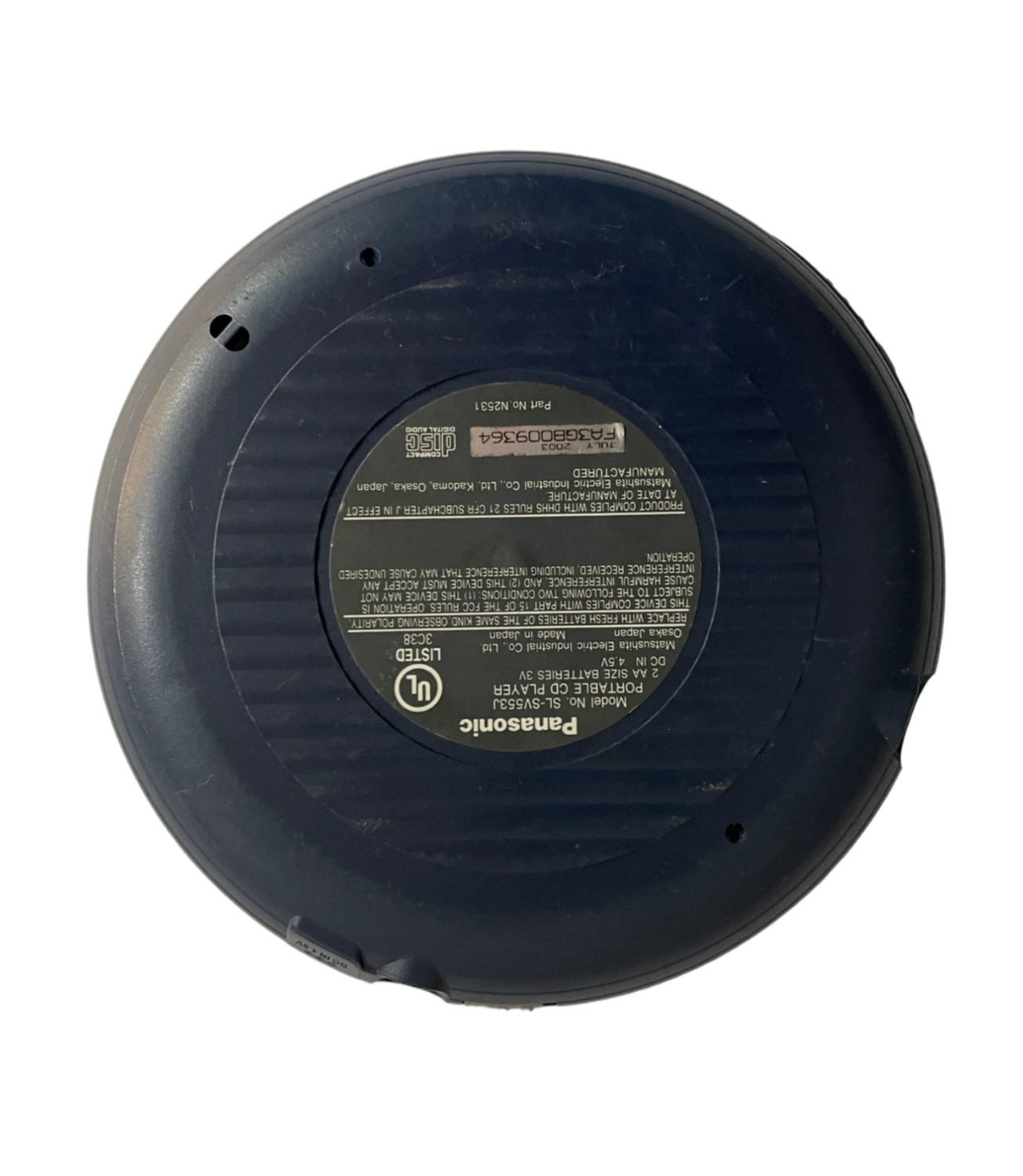 PANASONIC CD PLAYER + RADIO