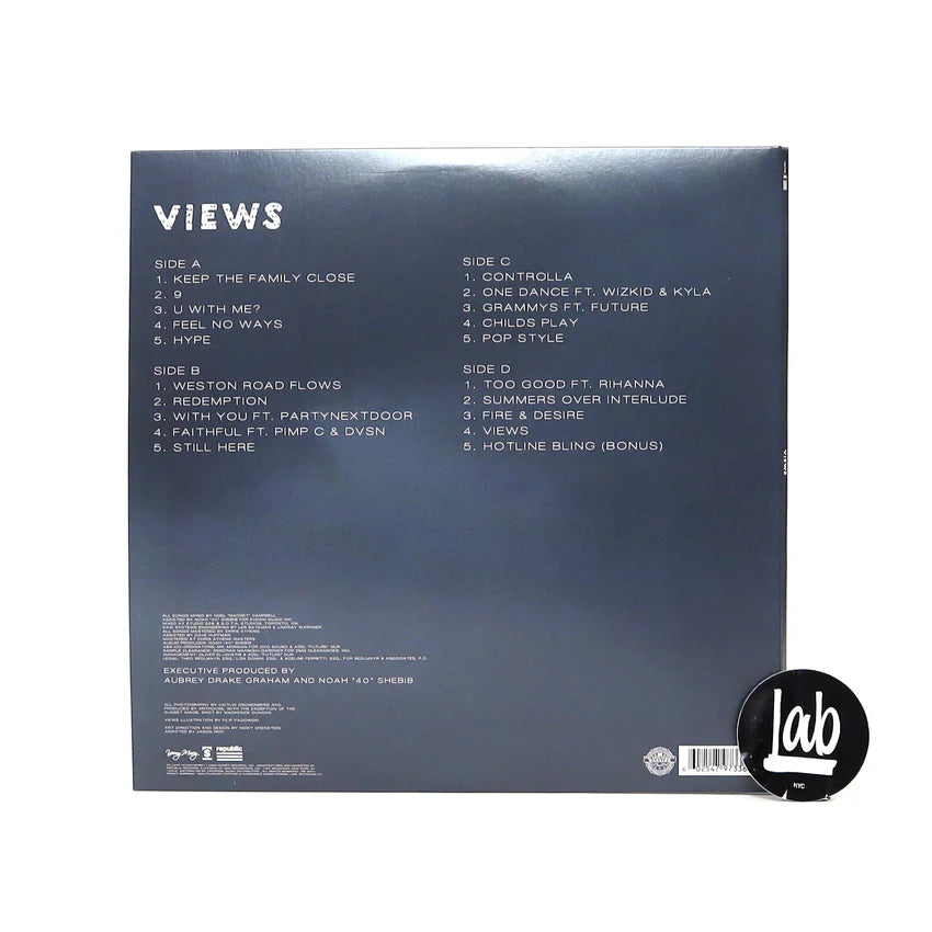 Drake - Views Double LP Vinyl