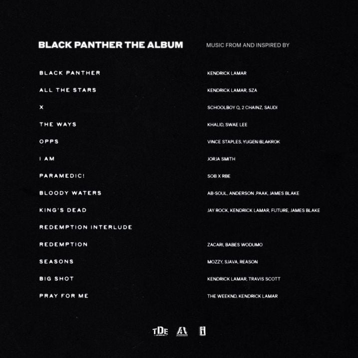 Black Panther The Album (Music From And Inspired By) CD
