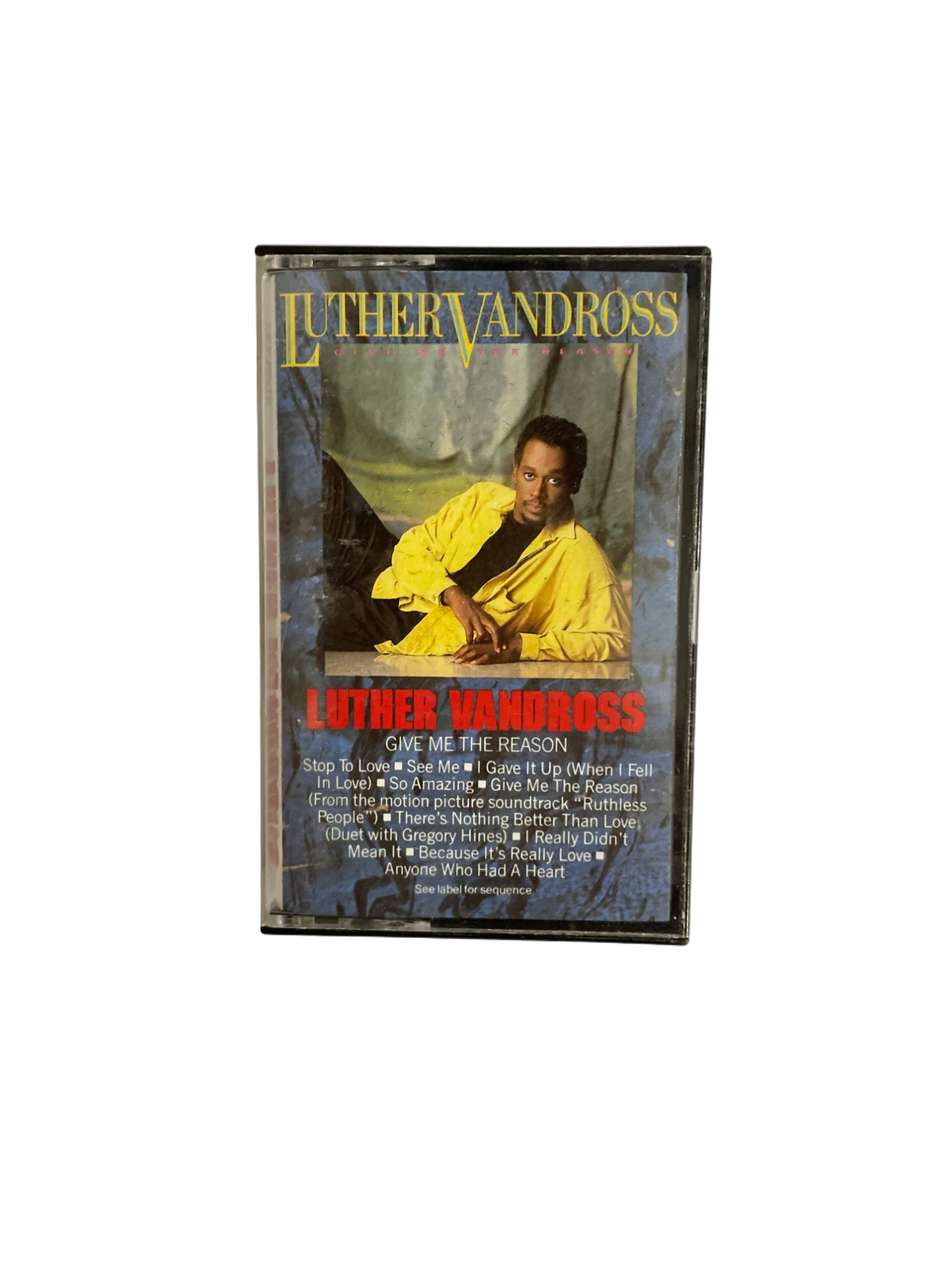 Luther Vandross - Give Me The Reason Cassette