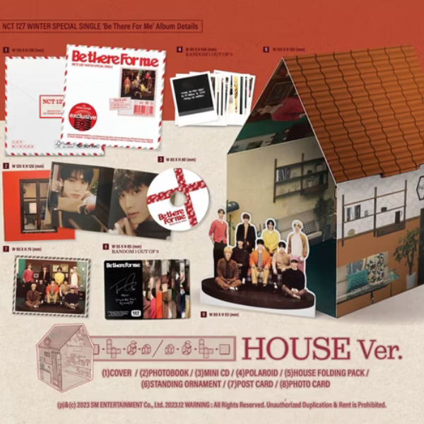 NCT 127 - Winter Special Single 'Be There For Me' House Vers. CD (Target Exclusive)