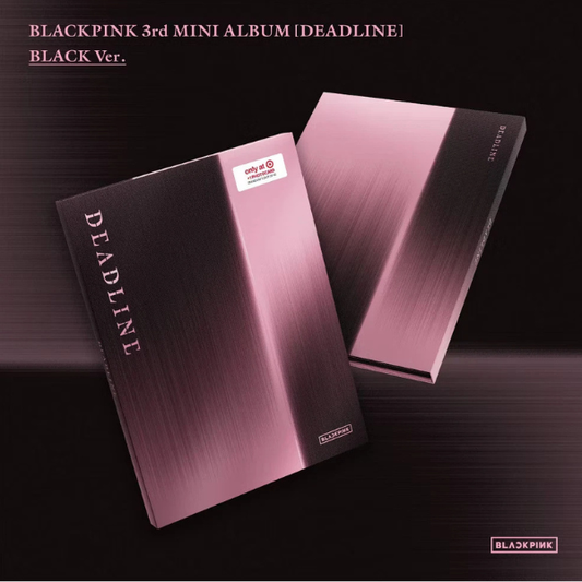 BLACKPINK - 3rd MINI ALBUM [DEADLINE] BLACK VER. CD