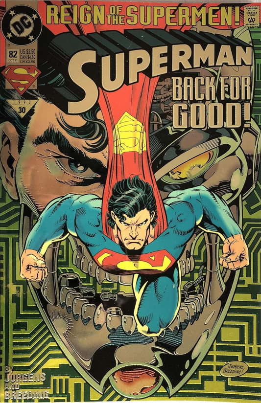 Superman #82 Chromium Foil Edition (1993)
