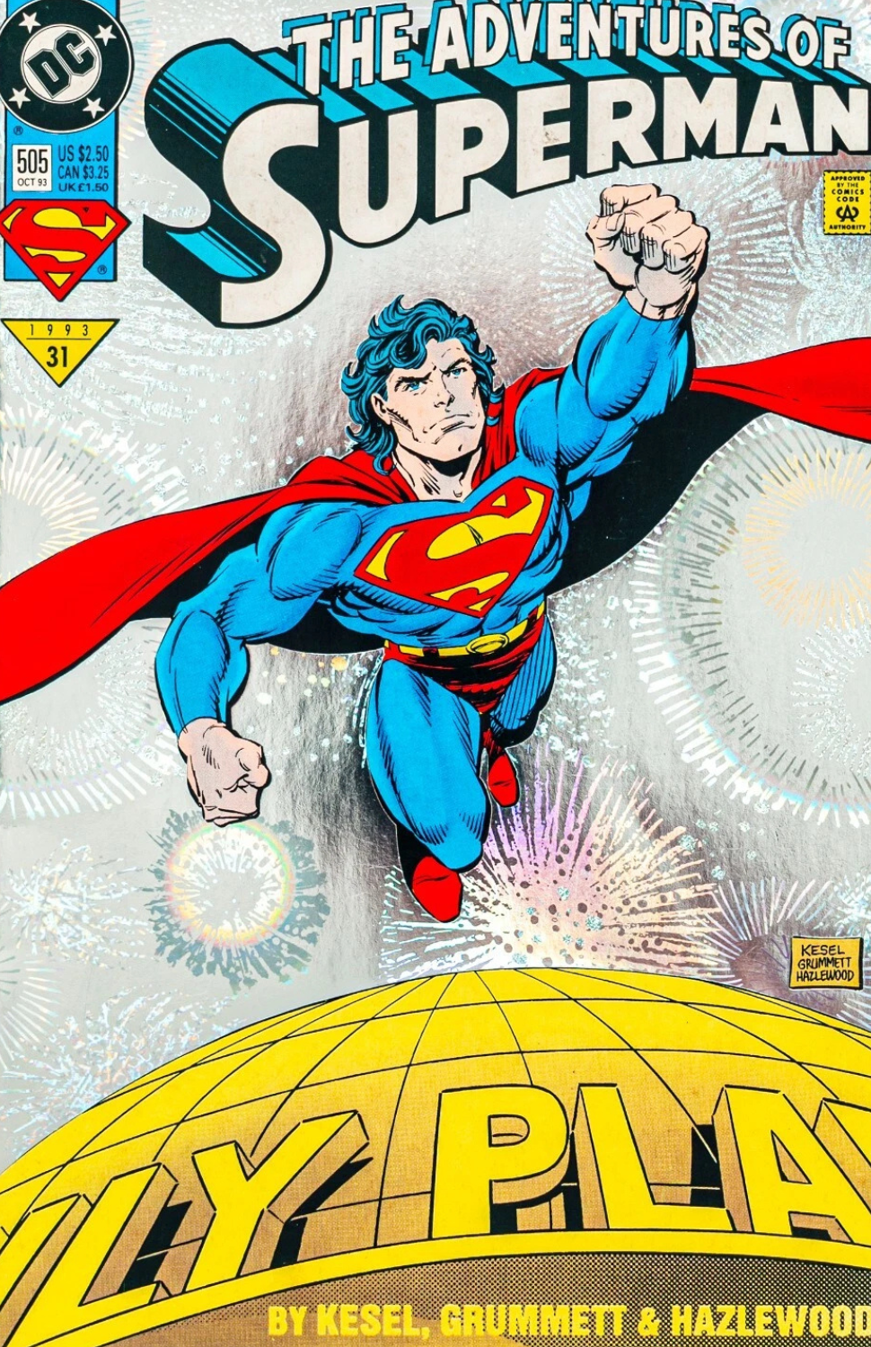 The Adventures of Superman #505 Foil Cover (1993)