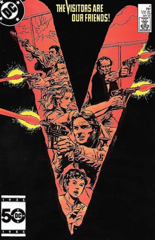 V #4 (1985) - "The Visitors Are Our Friends!"