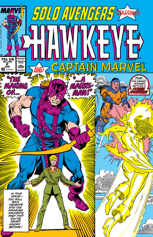 Solo Avengers: Hawkeye & Captain Marvel #2 (1988)