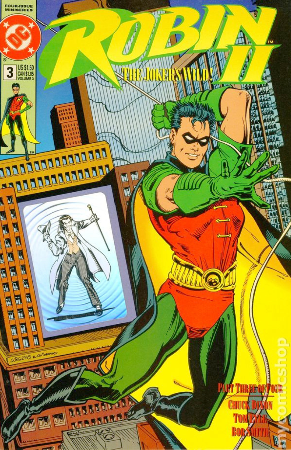 Robin II #3 (1991) [Cover features a Joker hologram]