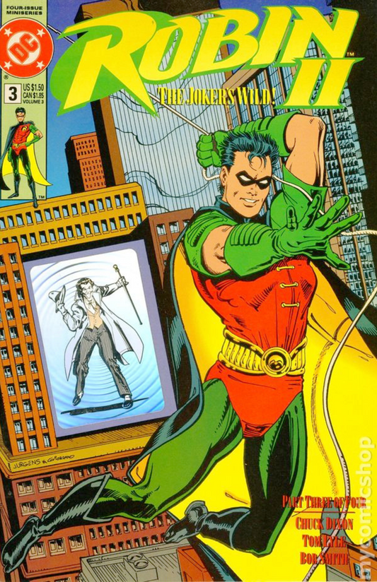 Robin II #3 (1991) [Cover features a Joker hologram]