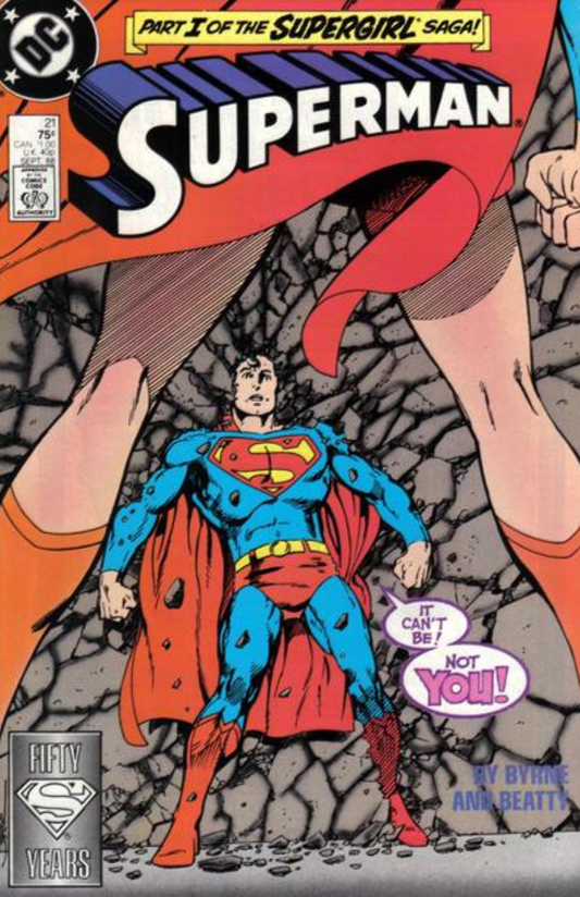 Superman #21 (1988) - "Part 1 of the Supergirl Saga!"