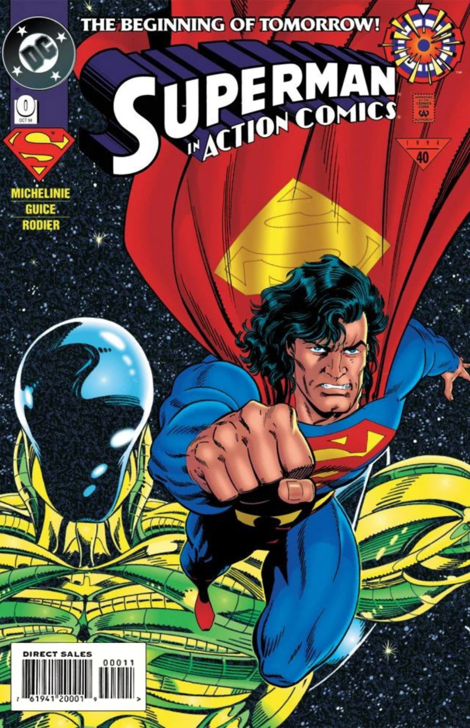 Superman in Action Comics #0 - Zero Hour (1994)