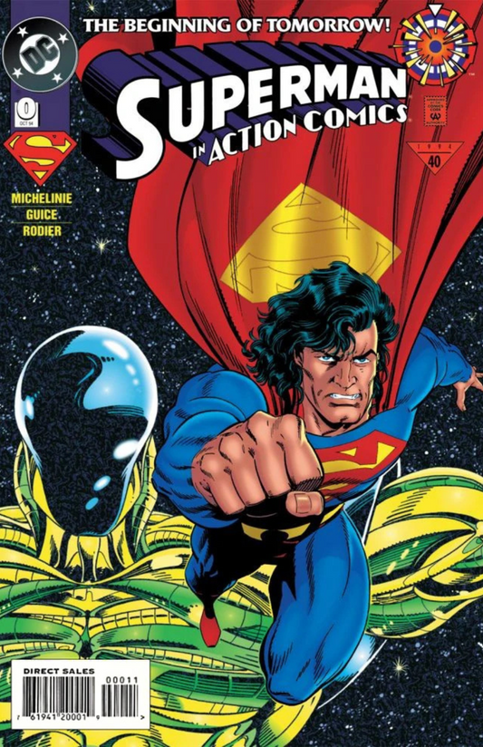 Superman in Action Comics #0 - Zero Hour (1994)