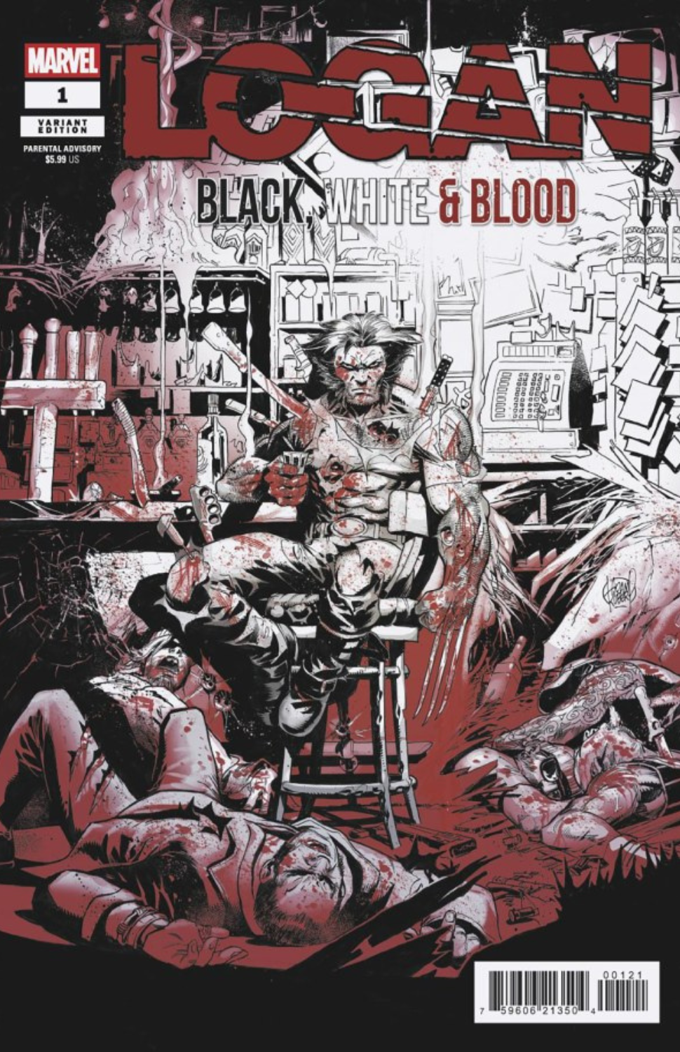 Logan: Black, White & Blood #1