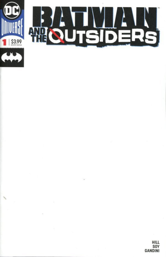 Batman and the Outsiders #1 Blank Variant