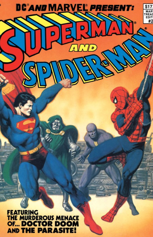 DC and Marvel Present: Superman and Spider-Man Treasury Edition #1 [Oversized]