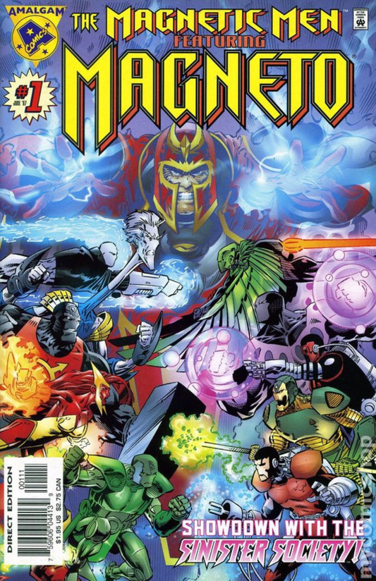 Magnetic Men / Magneto #1  (1997 Marvel/DC Amalgam)