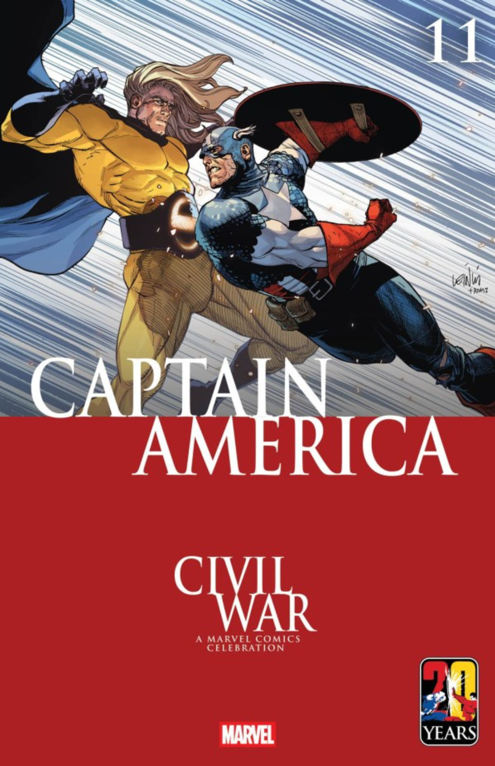 Captain America #11 (Civil War Celebration Variant)