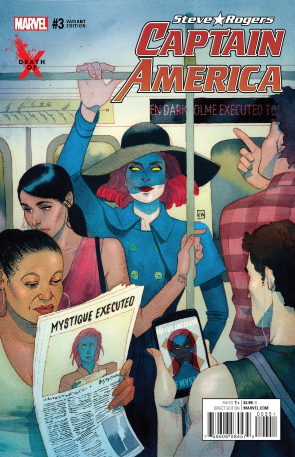 Captain America: Steve Rogers #3 [Death of X Mystique Variant]
