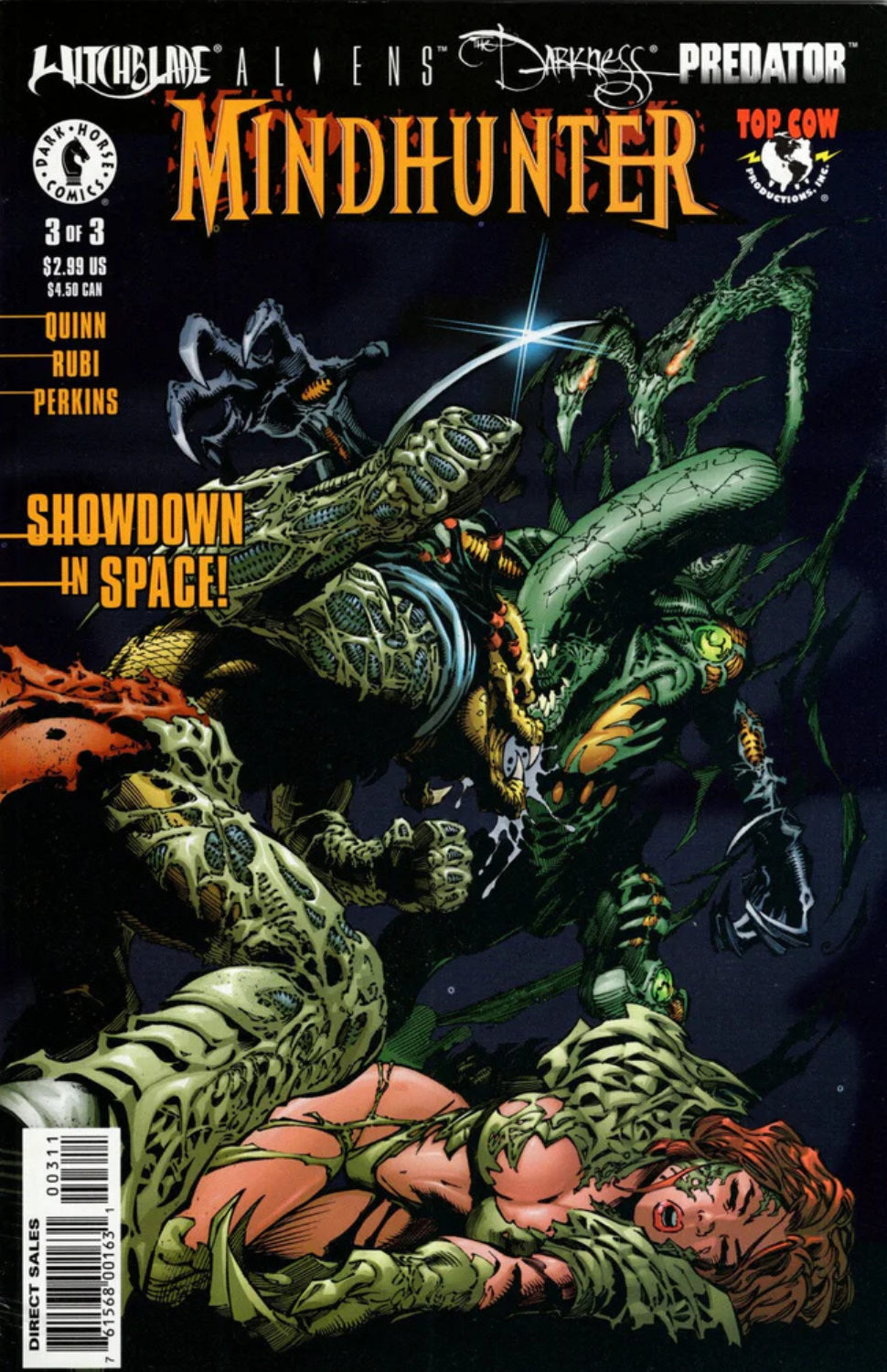 Witchblade/Aliens/Darkness/Predator: Mindhunter #3 (2000)