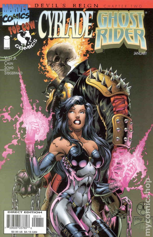 Cyblade / Ghost Rider #1 (1997 Marvel/Image)