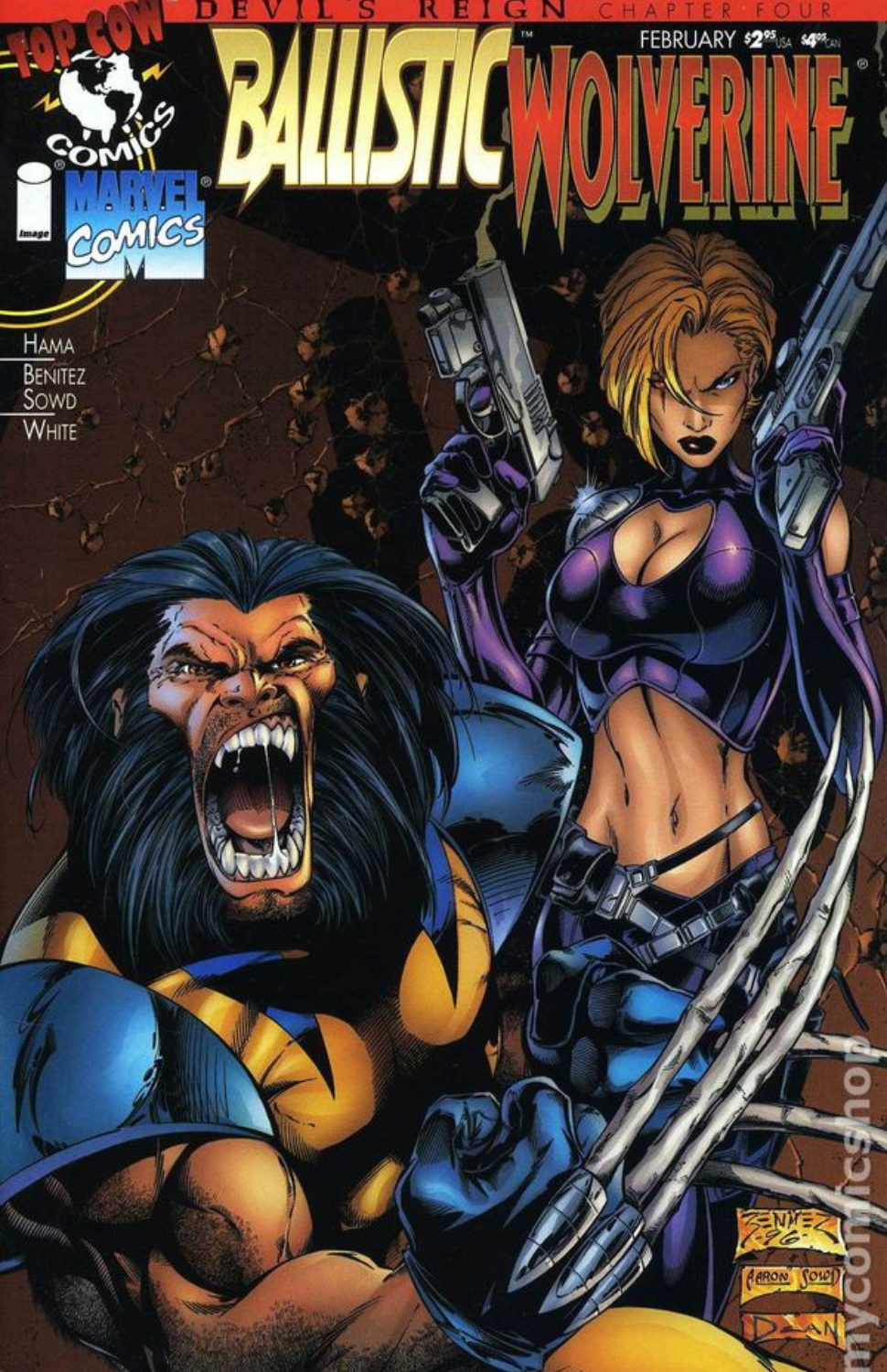 Ballistic / Wolverine #1 (1997 Marvel/Image)