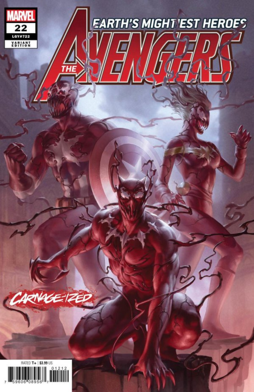 The Avengers #22 [Carnage-ized Variant]