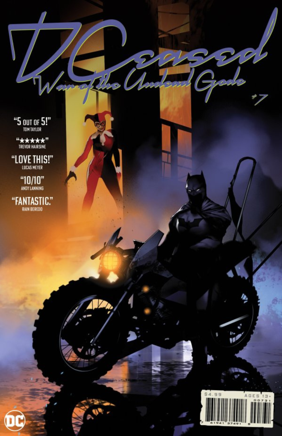 DCeased: War of the Undead Gods #7 [Purple Rain Homage]