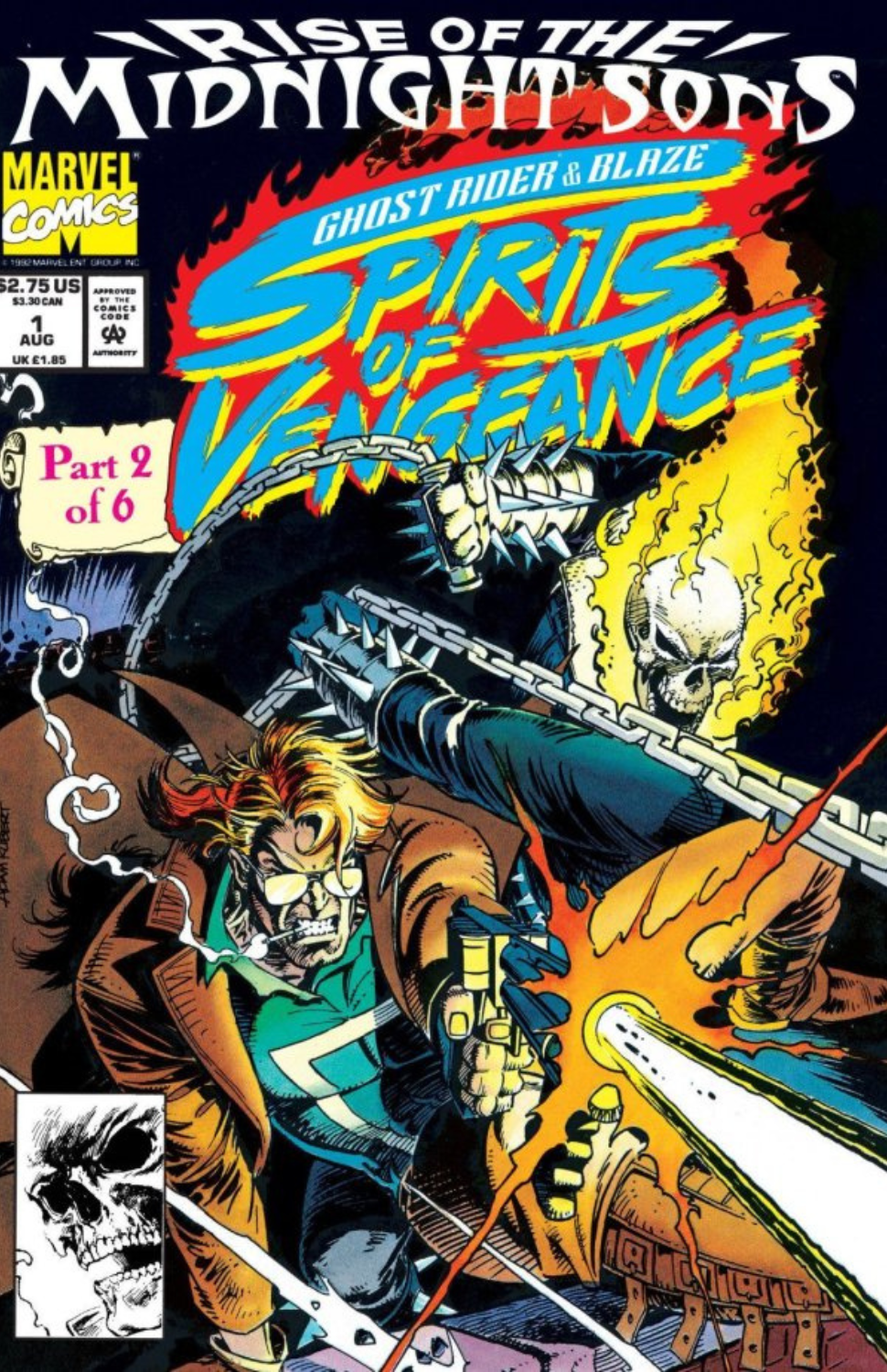 Ghost Rider / Blaze: Spirits of Vengeance #1 (1992) [Polybagged]