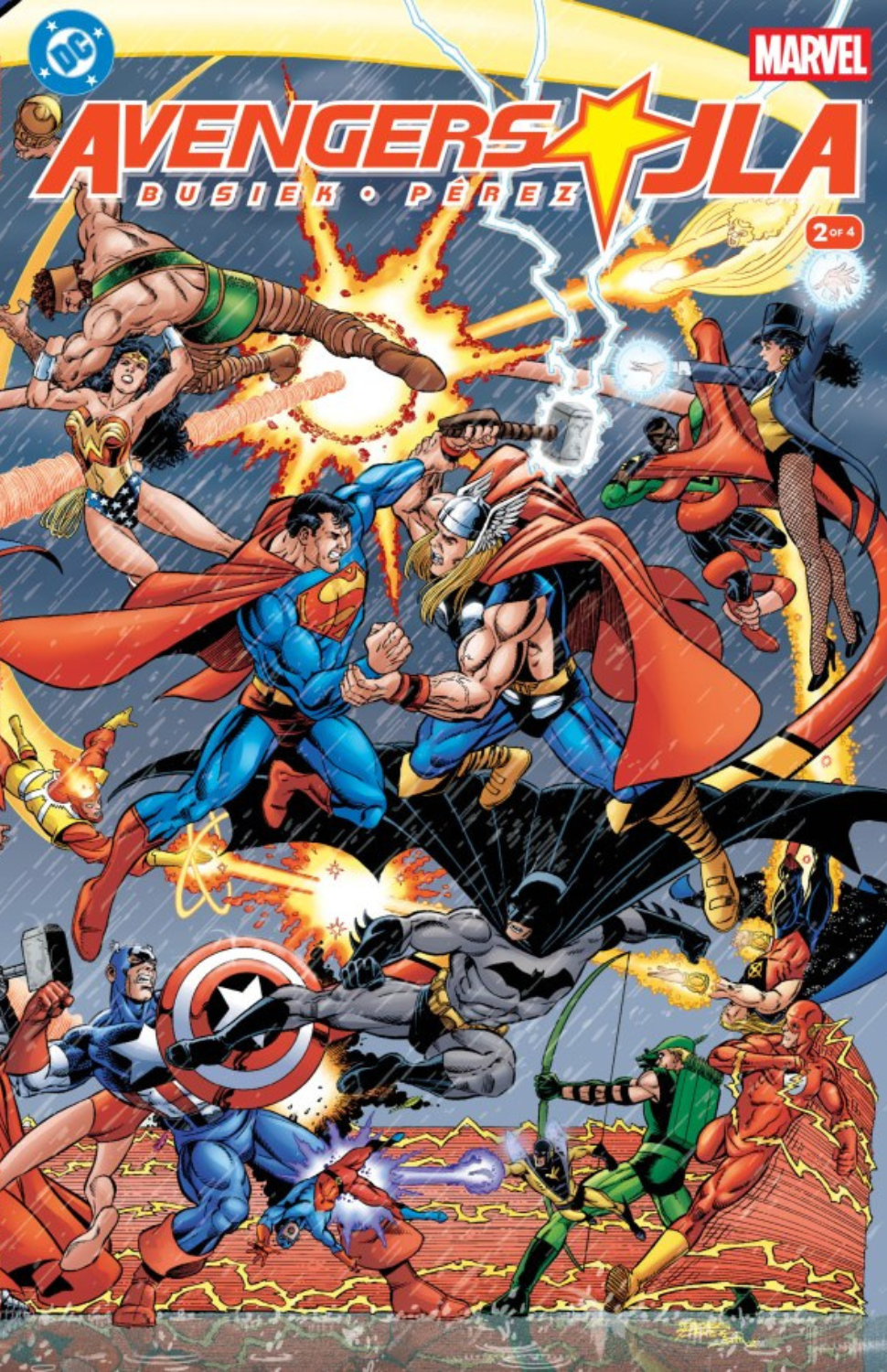 Avengers / JLA #2 Facsimile Edition 2026 Wraparound Variant