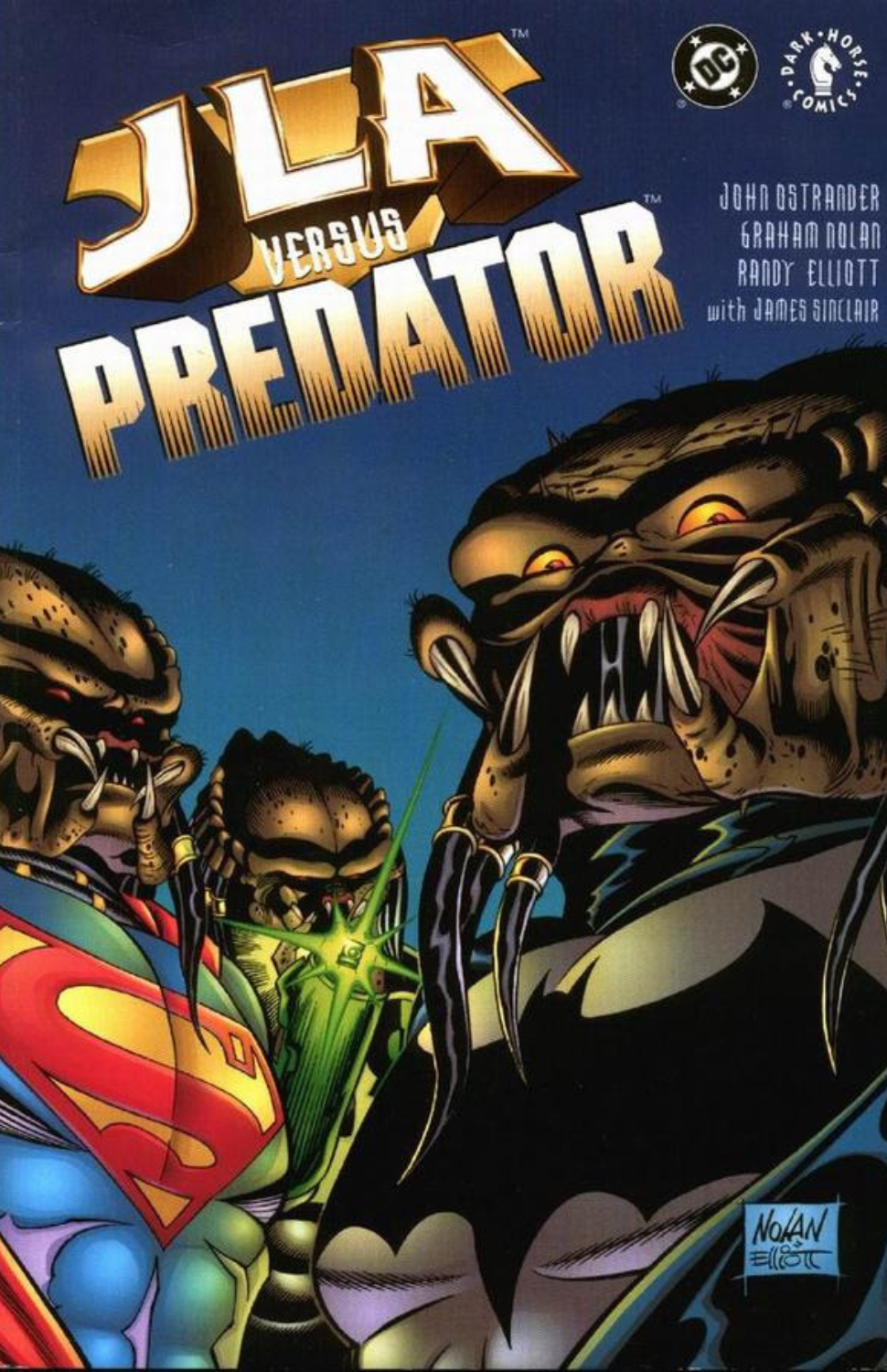 JLA Versus Predator #1 (2001 DC/Dark Horse)