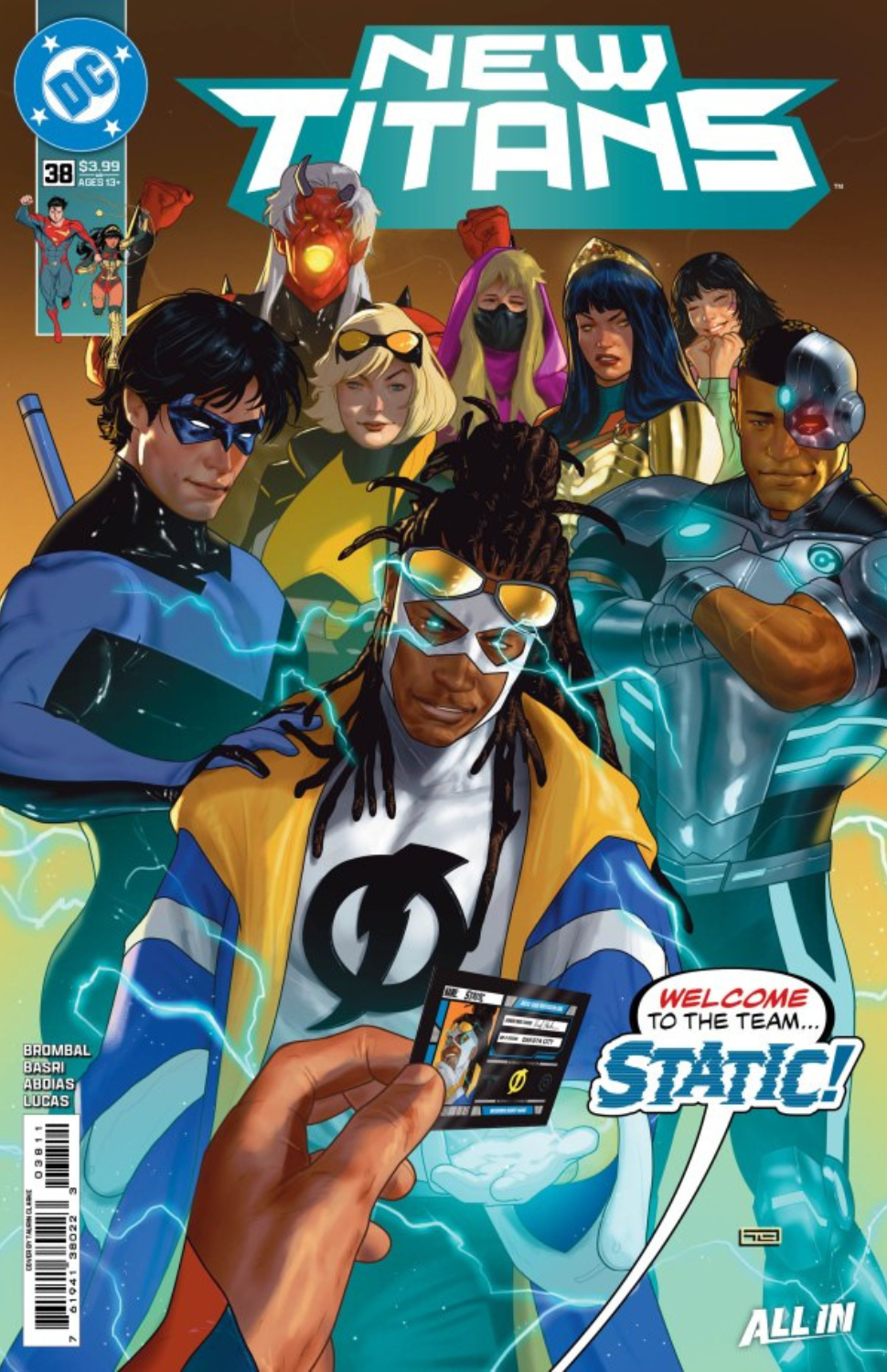 New Titans #38 [STATIC IS BACK!]