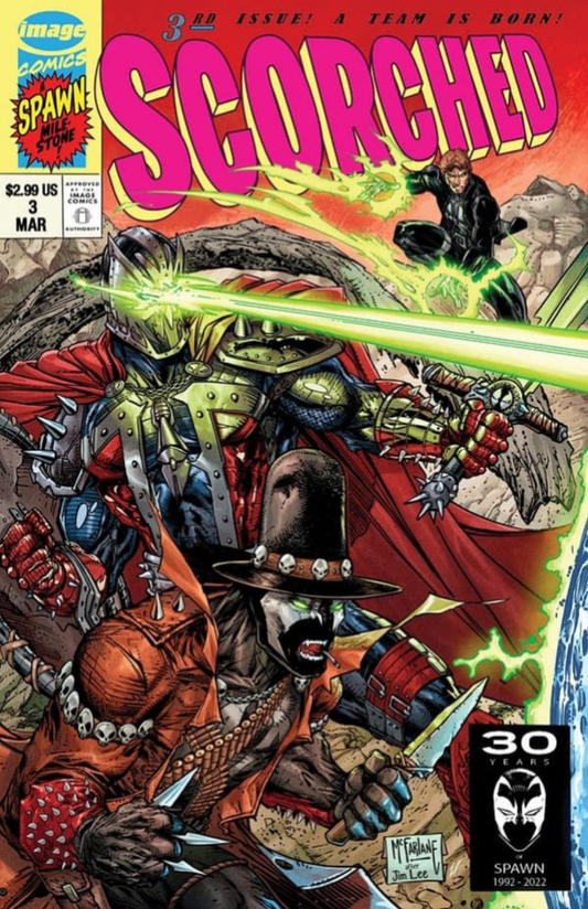 Spawn The Scorched #3 (Todd McFaralane X-Men Homage Variant)