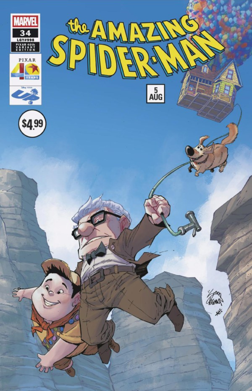 The Amazing Spider-Man #34 (Pixar 40th Variant)