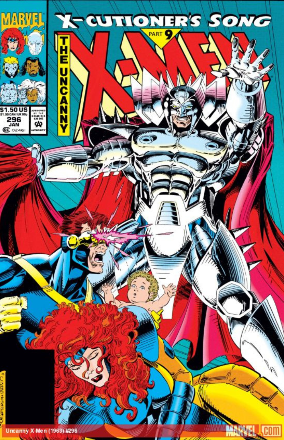 The Uncanny X-Men #296 [Polybagged w/ Card] [1993]