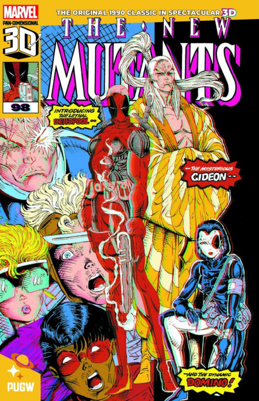 The New Mutants #98 Pan Dimensional 3D Edition