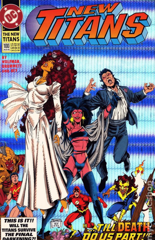 New Teen Titans #100 (1993) [Holographic Cover]