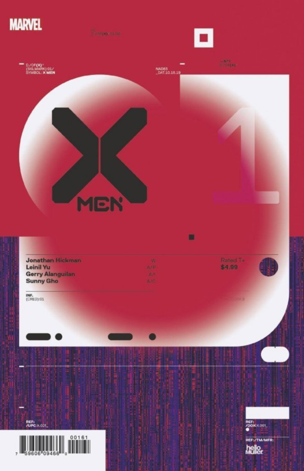 X-Men #1 [1:10 Tom Muller Design Variant]