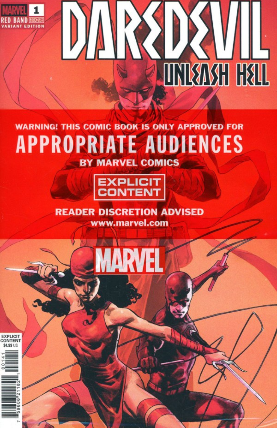 Daredevil: Unleash Hell – Red Band #1 [Polybagged]