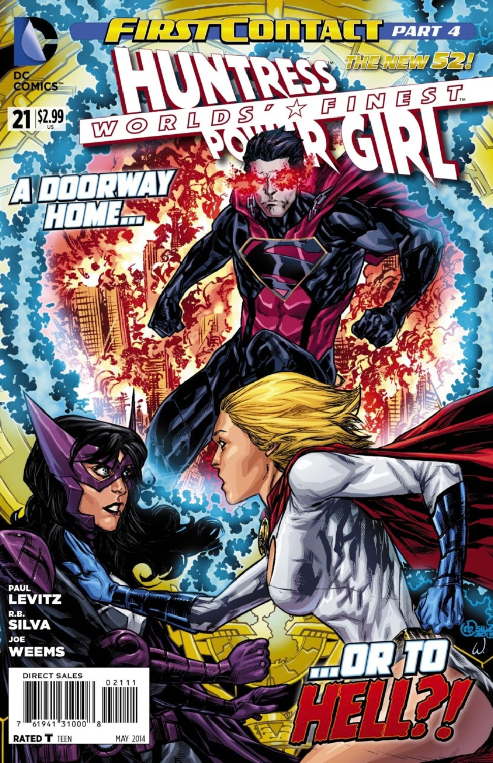 Worlds' Finest #21 - Huntress / Power Girl (2014)